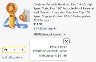 portable fan