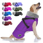 Dog Winter Coat with Harness