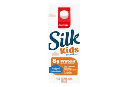 Silk Oat Milk Carton