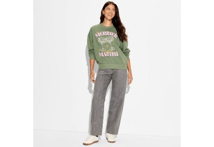 Martini Women's Graphic Sweatshirt