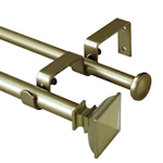 Adjustable Double Curtain Rod Set
