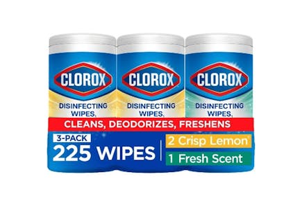 Clorox Disinfecting Wipes 3-Pack