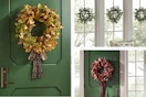 fall Studio McGee faux wreaths
