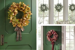 fall Studio McGee faux wreaths