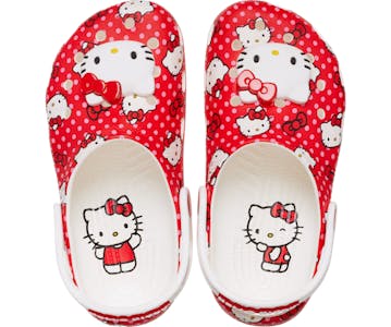 Crocs Kids' Hello Kitty Red Classic Clog 