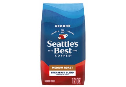 2 Seattle's Best Ground Coffee Bags