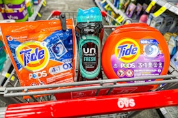 Tide and Downy Laundry Essentials, Only $3.49 Each at CVS — Save 74% card image