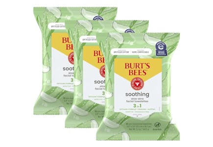 Burt's Bees Face Wipes 3-Pack