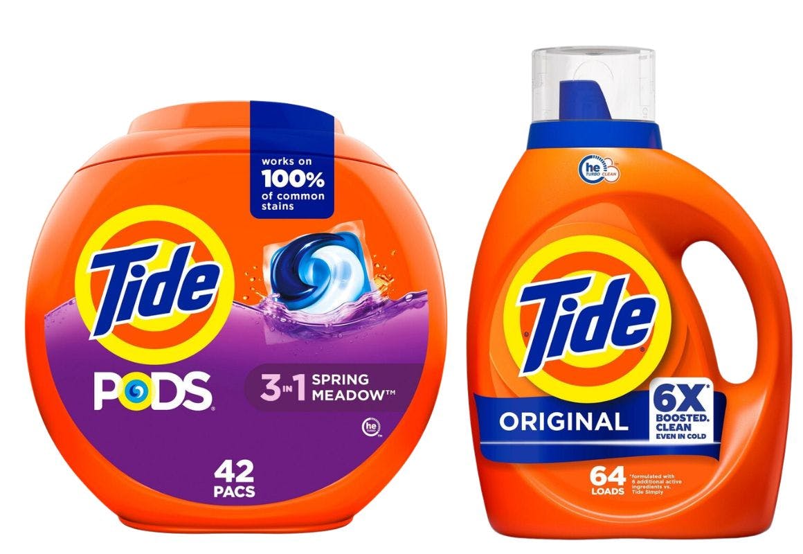 2 Tide Detergents (106 loads)