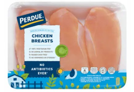 2 Perdue Fresh Chicken Breast Packs, per lb