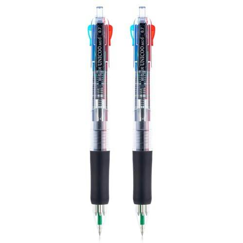 4-Color Ballpoint Pens 2-Pack