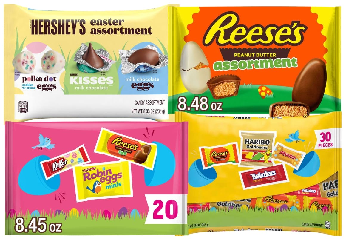 9 Hershey's Easter Candy Bags