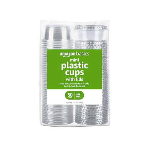 Amazon Basics Plastic To-Go Cups