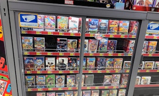nintendo game area shot of walmart electronics section