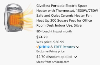 Space Heater cart