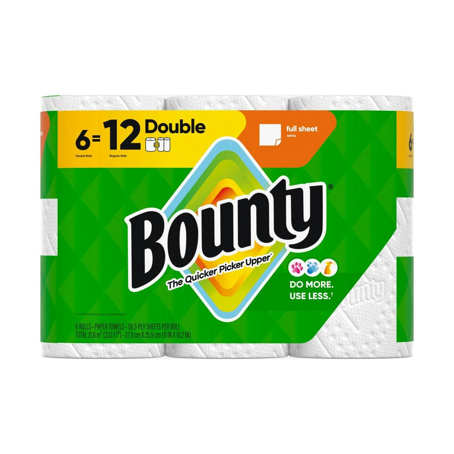 2 Bounty Paper Towel Packs