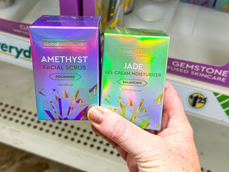 dollar tree gemstone infused skincare