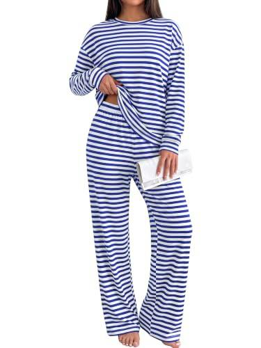 BTFBM Women's Striped Lounge Set