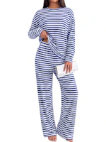 BTFBM Women's Striped Lounge Set
