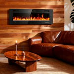 Wall-Mounted Electric Fireplace