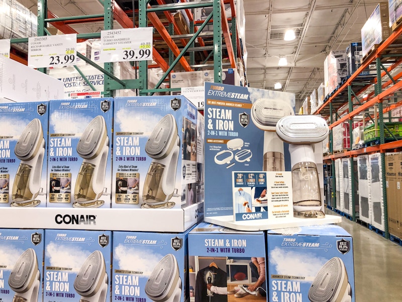 costco conair steamer and iron 1