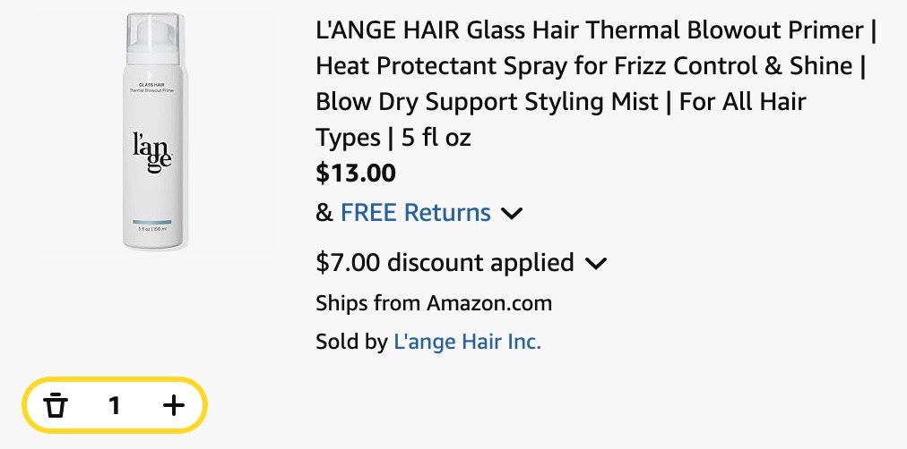 Lange Hair Glass Thermal Blowout Primer