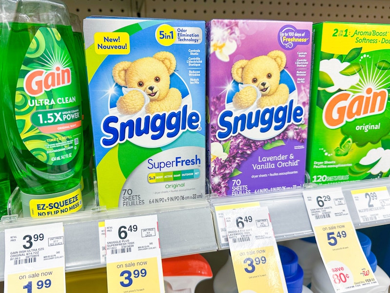 snuggle dryer sheets walgreens