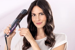 $53 Ceramic 2-in-1 Hair Straightener, Just $17 After Amazon Discounts card image