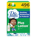 Puffs Plus Lotion Facial Tissue 4-Pack