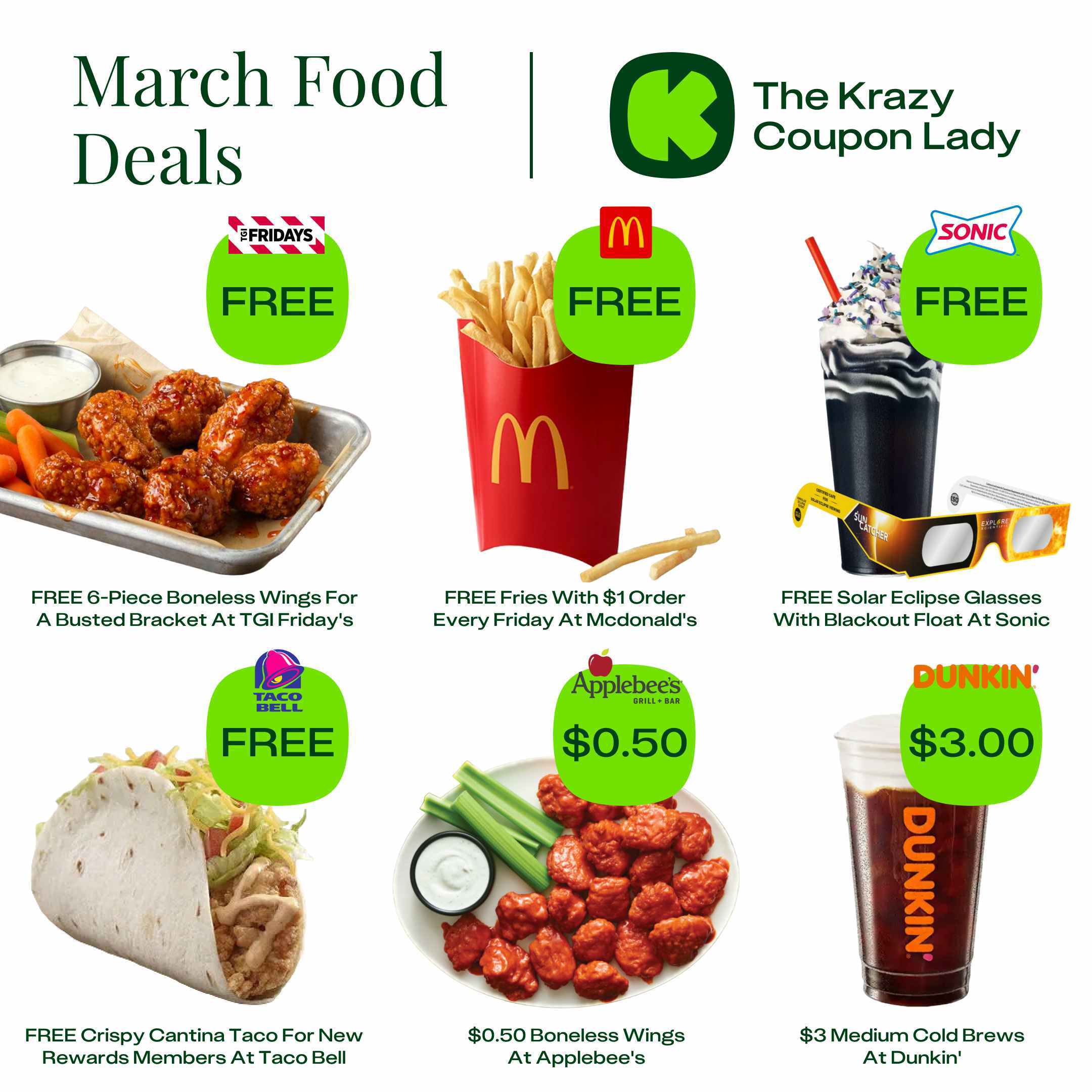 Food Deals Near Me Where to Find the Best Food Deals in March 2024