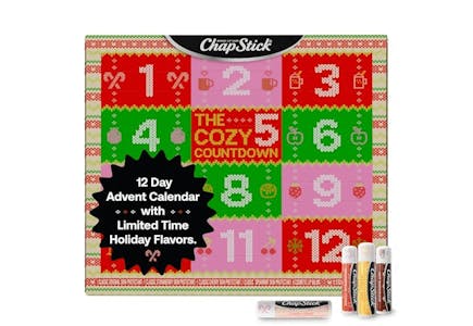 ChapStick 12 Days Advent Calendar