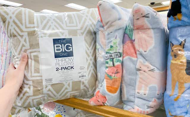 Bestselling Plush Throw Pillow 2-Pack, Now Just $7.99 at Kohl's card image
