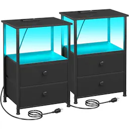 Nightstands with Charging Station