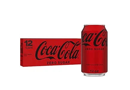 Coke Zero Soda 12-Pack
