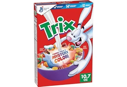 2 Trix Cereals