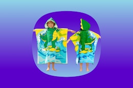 Kids' Hooded Beach Towel Poncho, Only $12 on Amazon card image