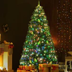 Lighted Spruce Christmas Tree