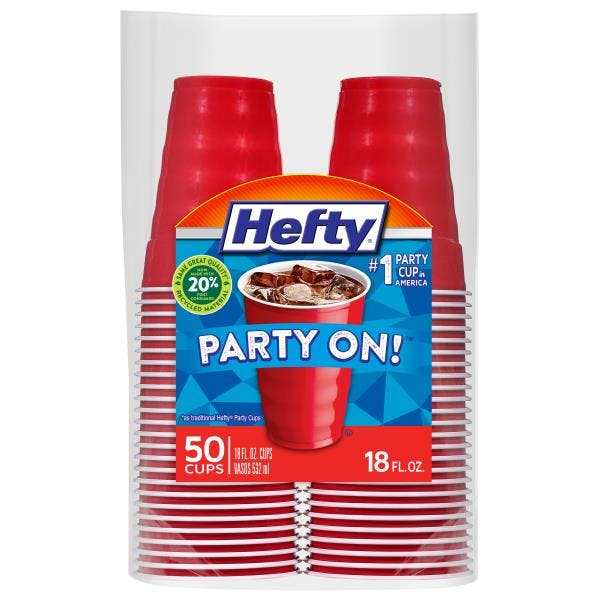 2 Hefty Party On! Cups
