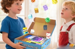 Large Magnetic Building Block Sets, as Low as $19.59 on Amazon card image