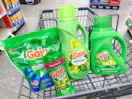 gain laundry items in walgreens cart
