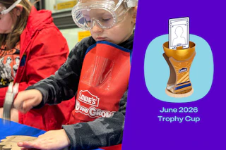 Lowes Kids Workshop - June 2026 - Trophy Cup