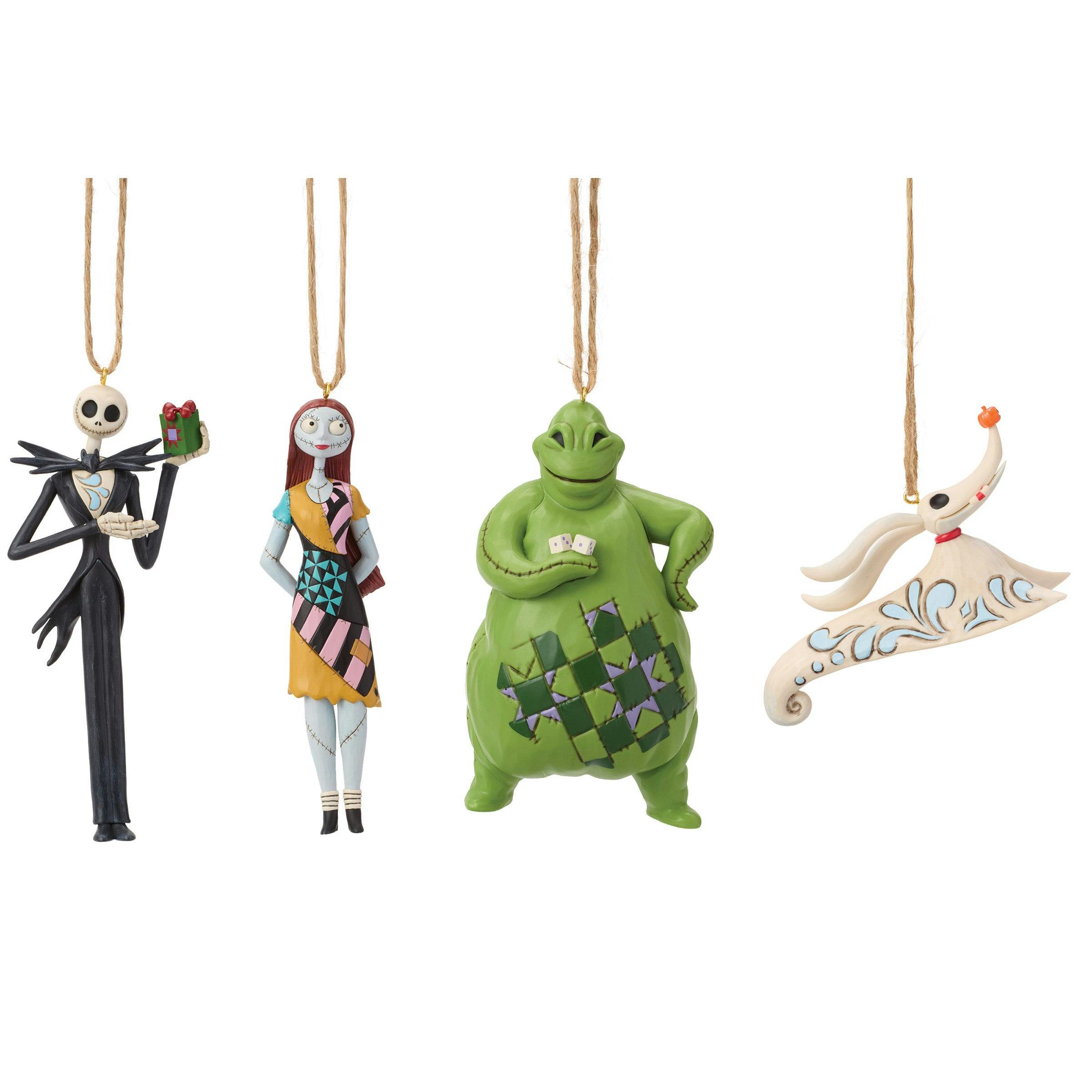Jim Shore Nightmare Before Christmas Ornaments 4-Pack