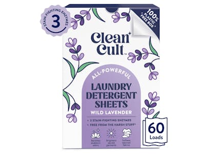 Cleancult Laundry Detergent Sheets