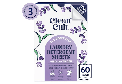Cleancult Laundry Detergent Sheets