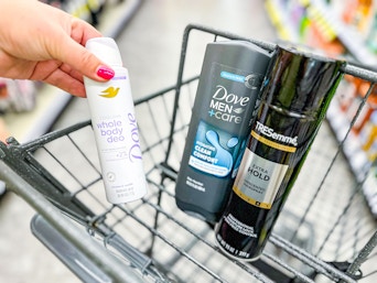 dove and tresemme products
