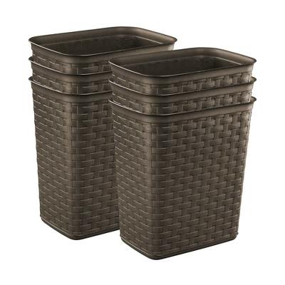 Sterilite Wastebasket 6-Pack