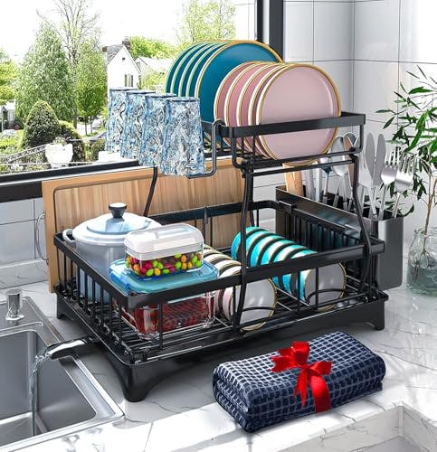 2-Tier Dish Drying Rack