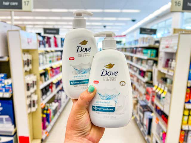 Dove Hand Wash, Only $2 at Walgreens card image