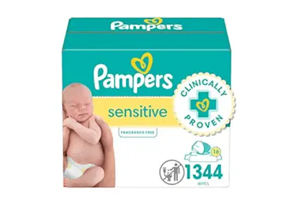 3 Pampers Baby Wipe 16-Packs