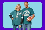 NFL Officially Licensed T-Shirt and Full-Zip Hoodie Combo